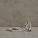 Classic Fines, Naturlig Cushion cut diamant