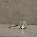Classic Fines, Naturlig Cushion cut diamant