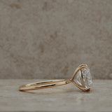 Classic Fines, Naturlig Cushion cut diamant
