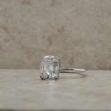 Classic Fines, Naturlig Cushion cut diamant