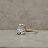 Classic Fines, Naturlig Cushion cut diamant