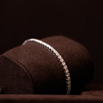 Tennis armbånd diamanter 14 karat guld lab grown diamant armbånd — EMMI&CO.