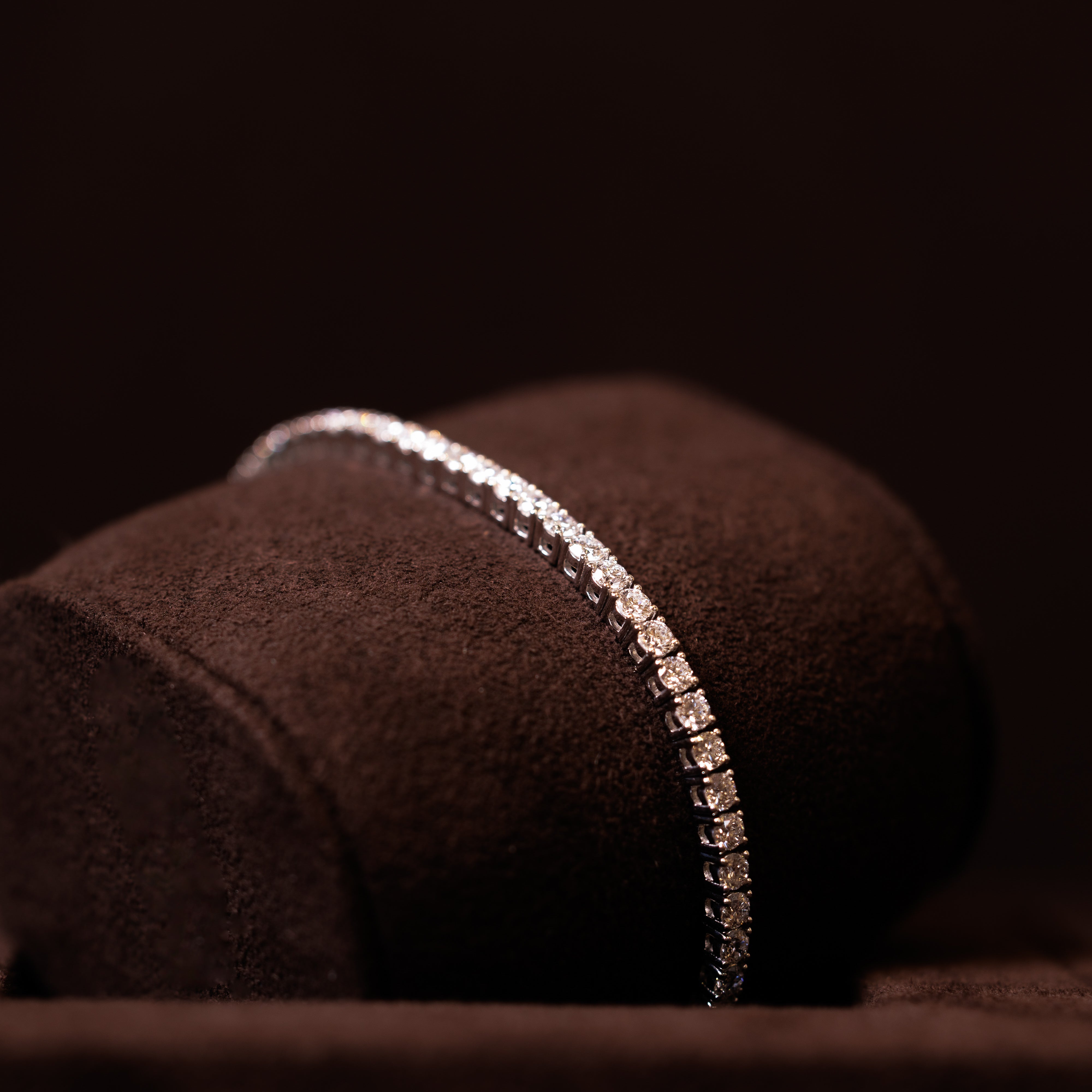 Tennis armbånd diamanter 14 karat guld lab grown diamant armbånd — EMMI&CO.