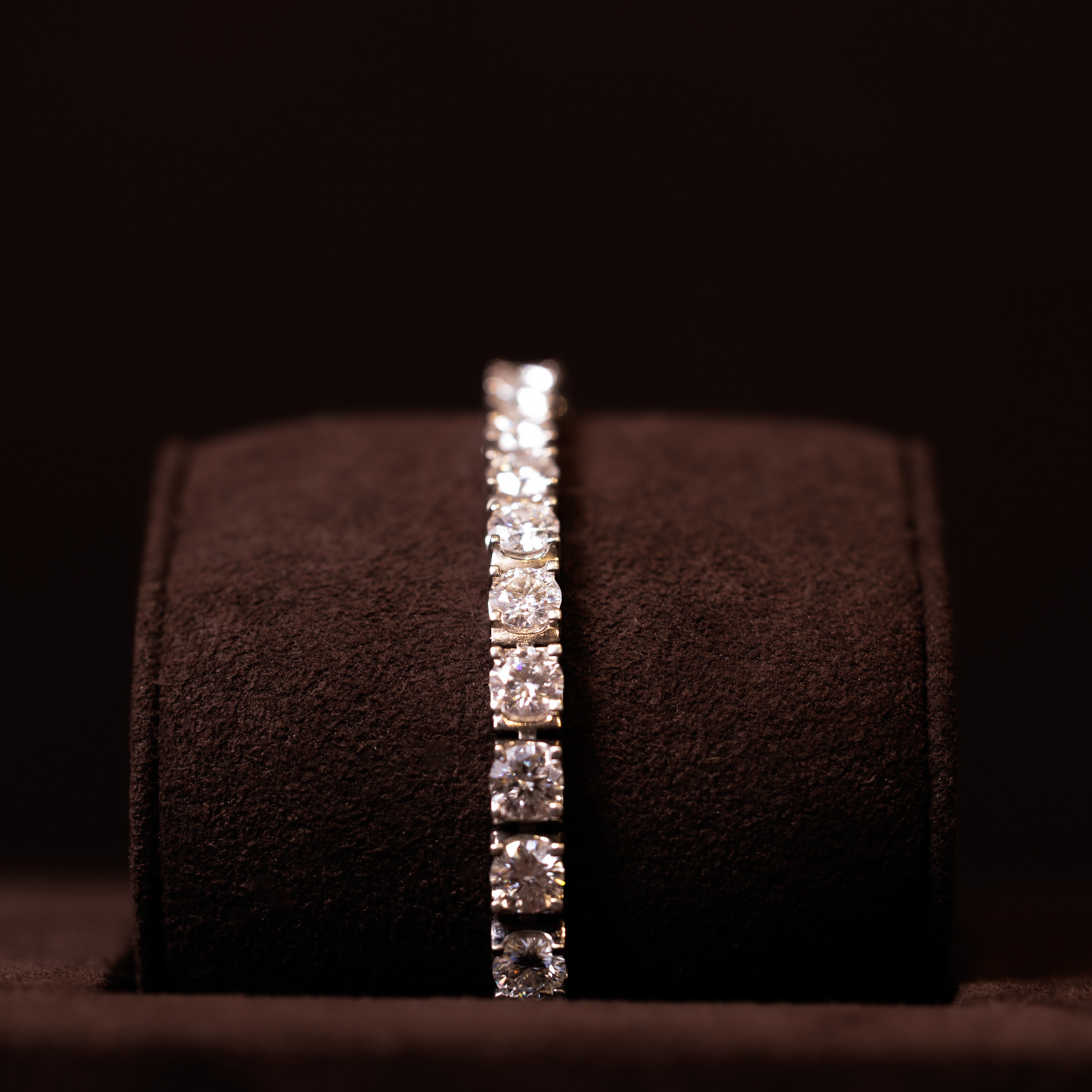 Tennis armbånd diamanter 14 karat guld lab grown diamant armbånd — EMMI&CO.